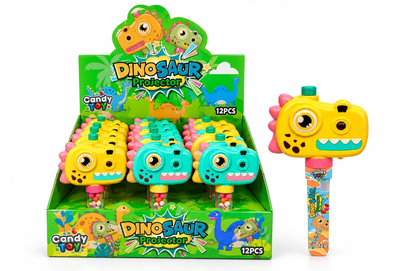 Candy Toy Dinosaur Projector 12g