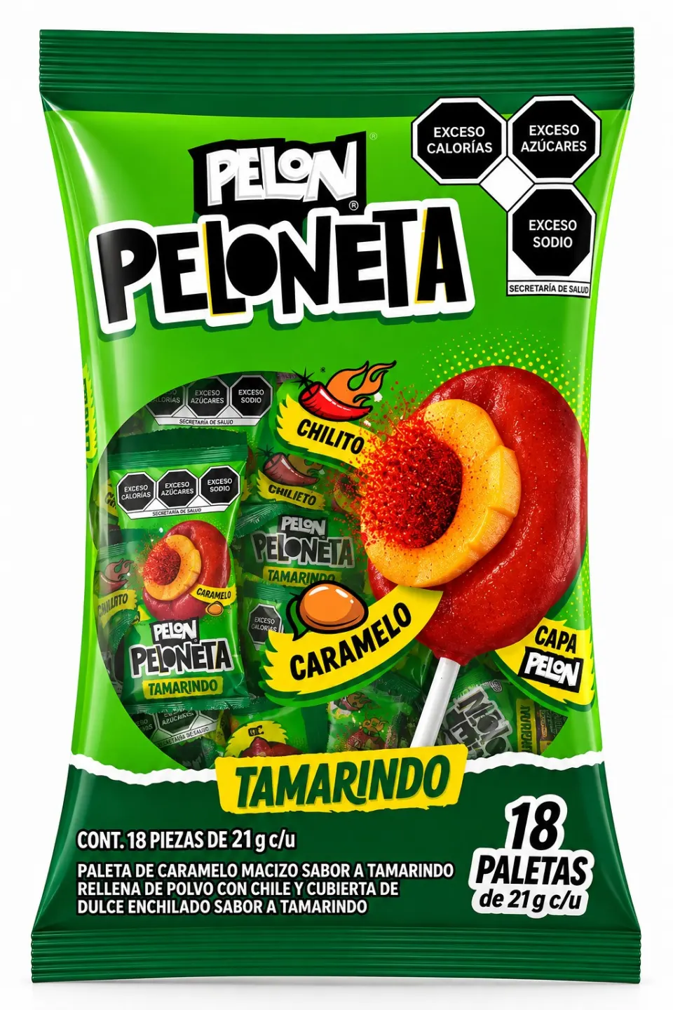 Pelon Peloneta Tamarindo 21g