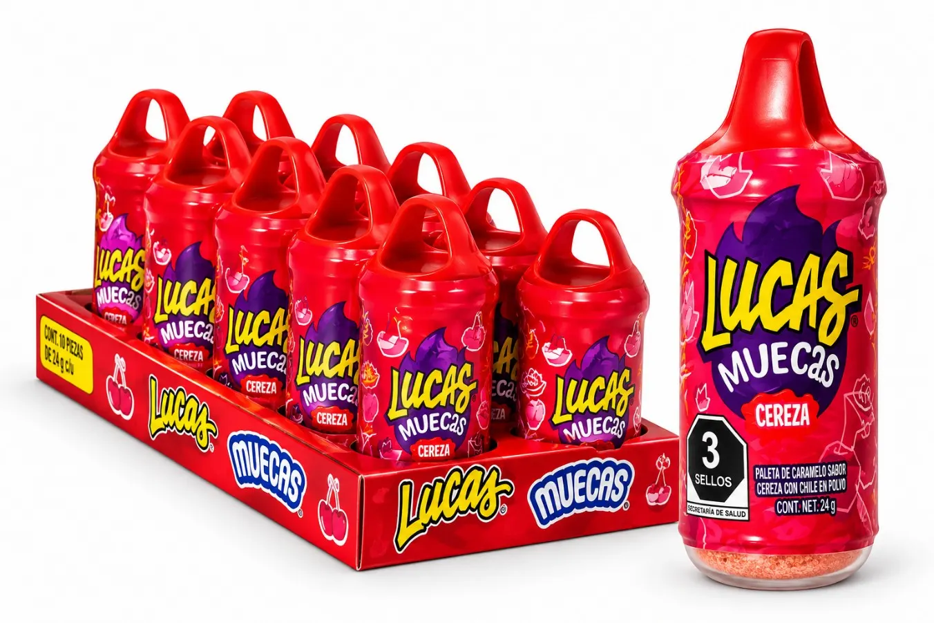 Lucas Muecas Cereza 24g