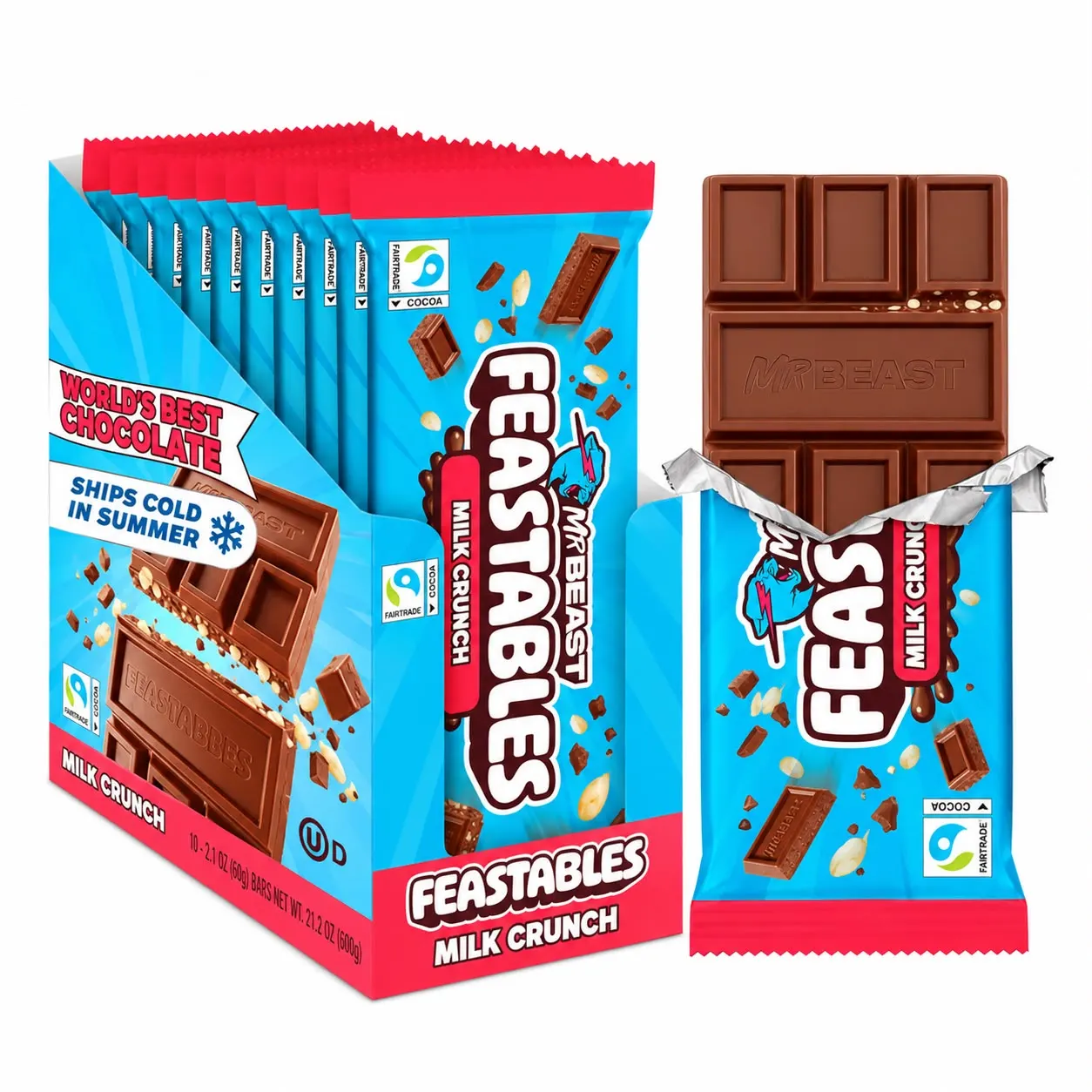 Feastables Milk Crunch 60g