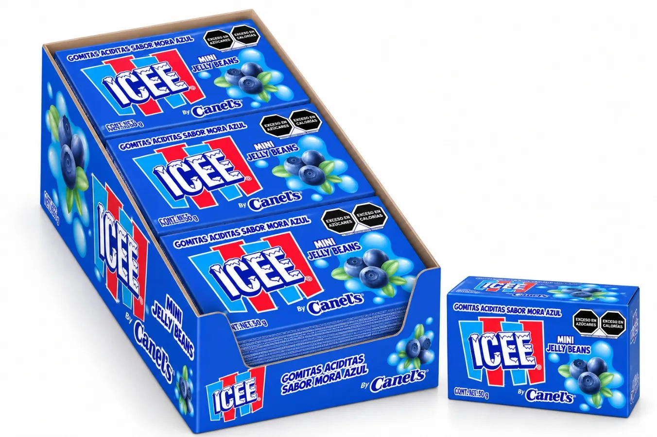 ICEE Mini Jelly Beans Blueberry 50g