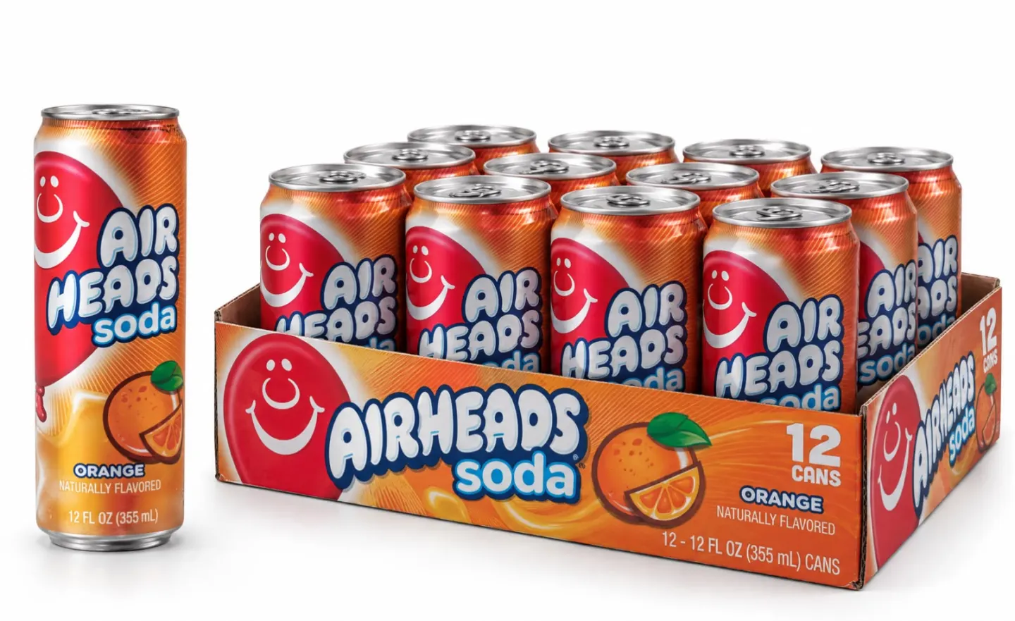 Air Heads Soda Orange 355ml