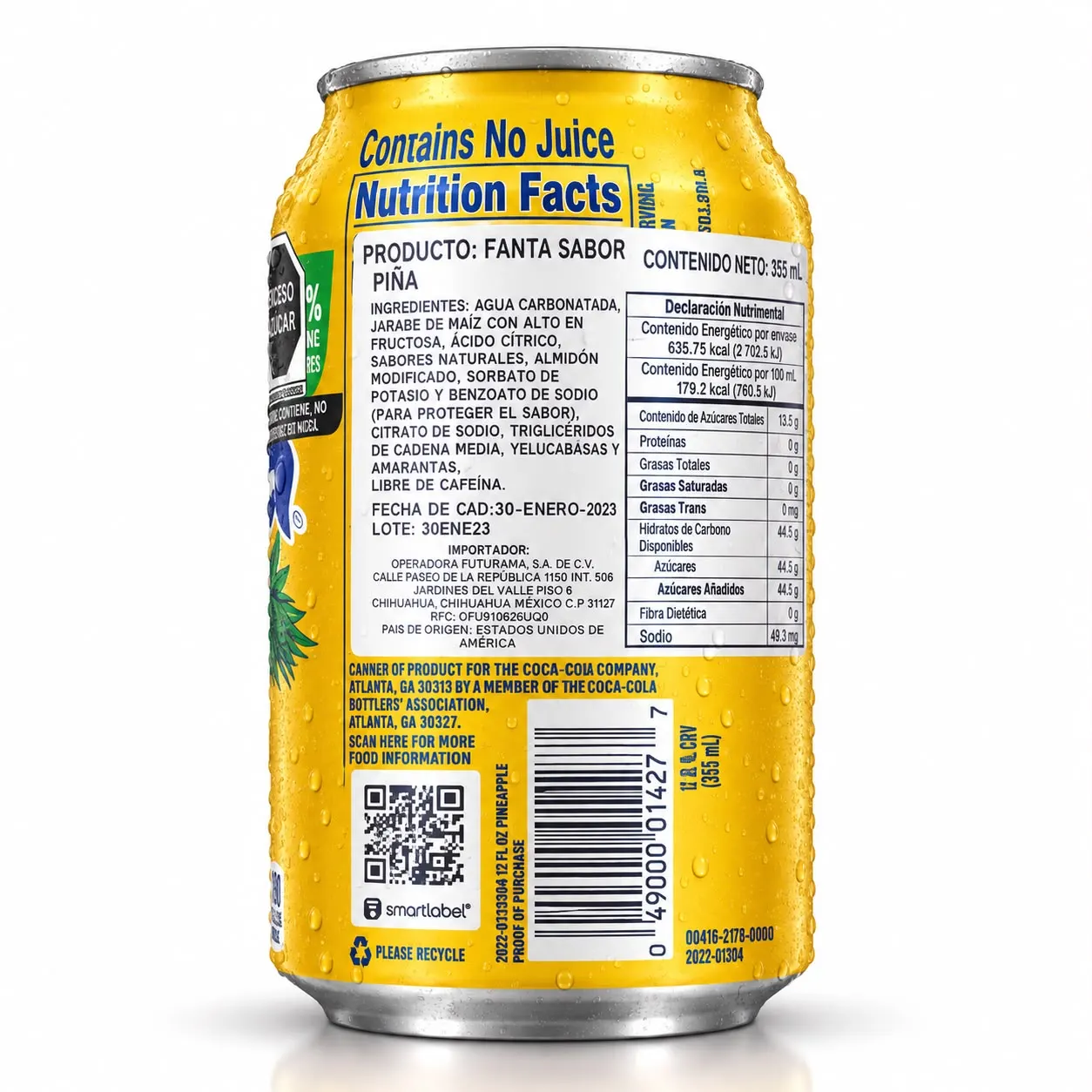 Fanta Pineapple 355ml 2