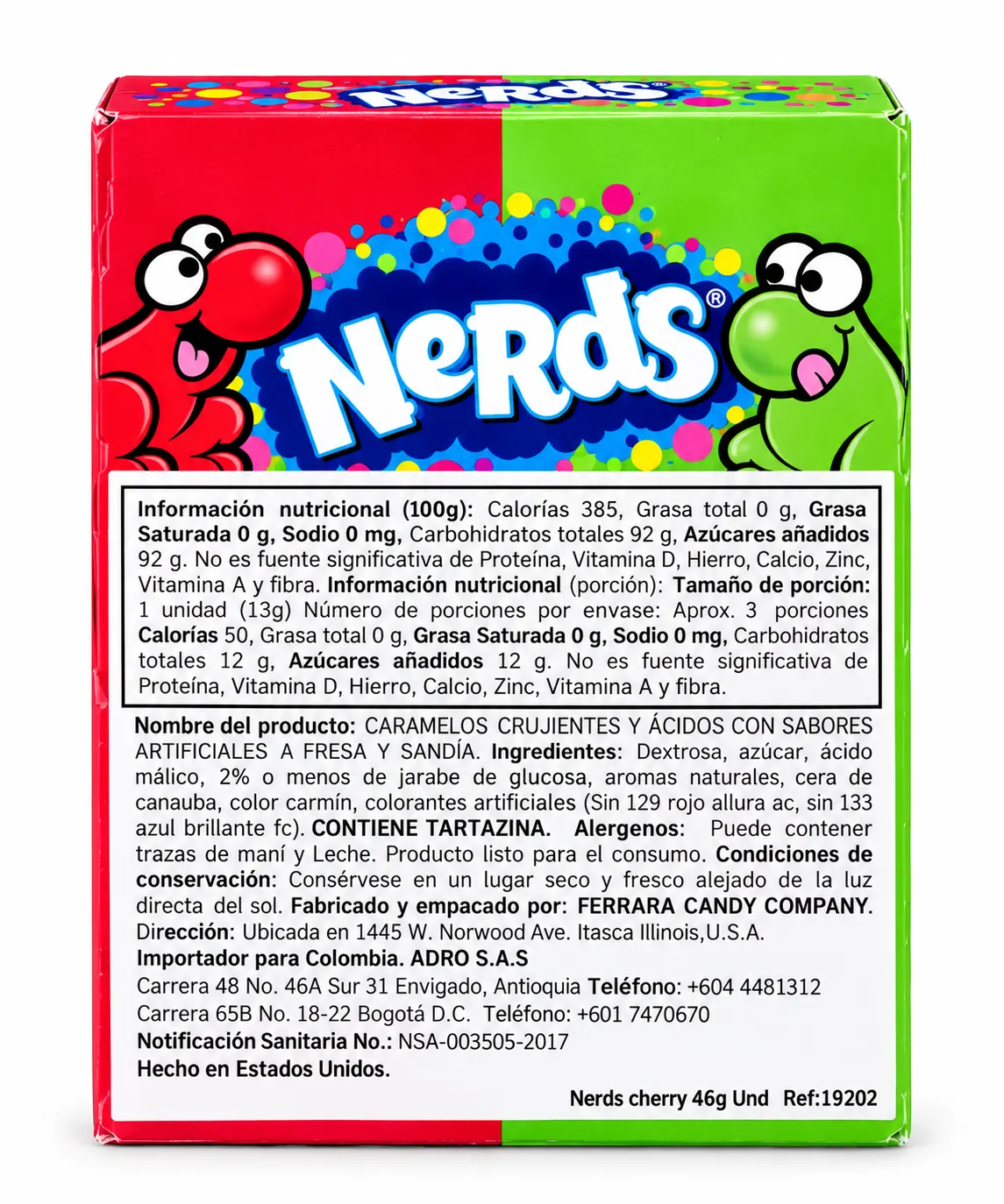 Nerds Watermelon & Cherry 46g 3
