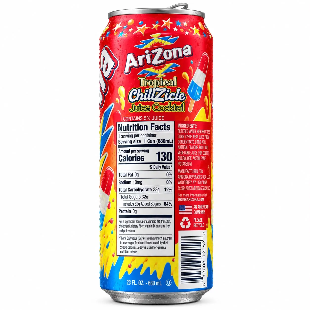 Arizona Tropical Chillzicle 650ml 2