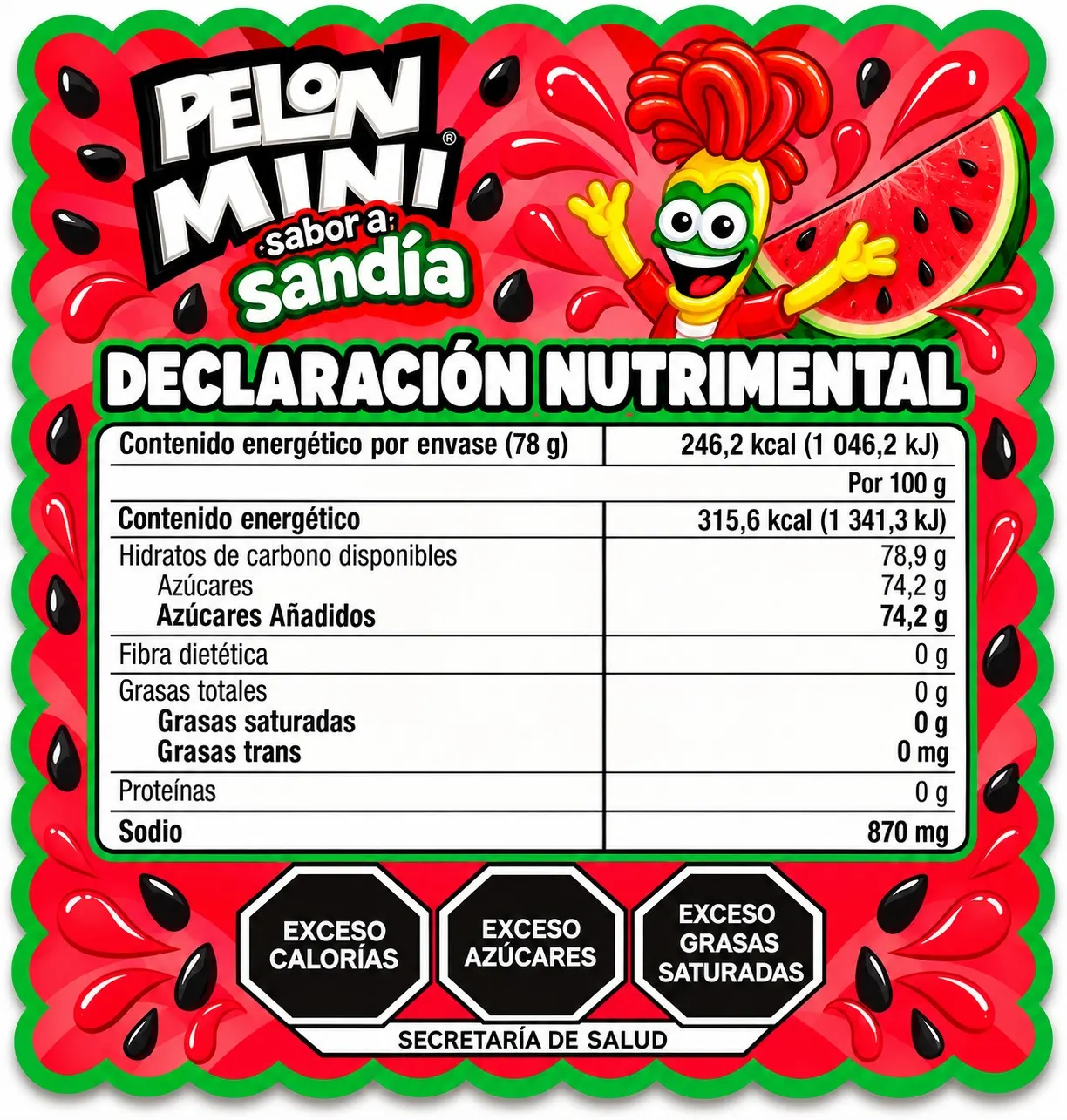 Pelon Mini Sandia 4