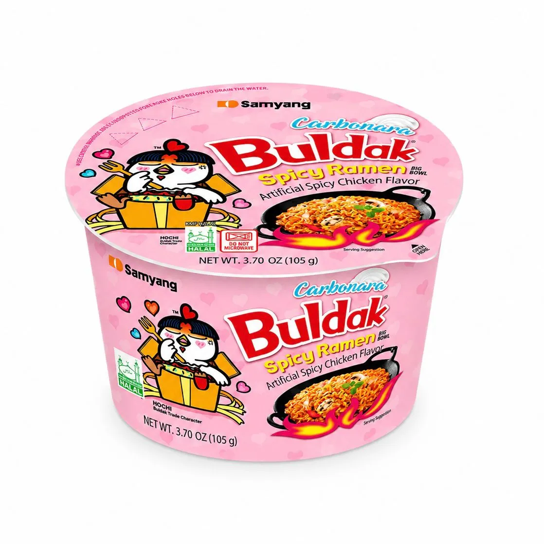 Buldak Carbonara Vaso 105g