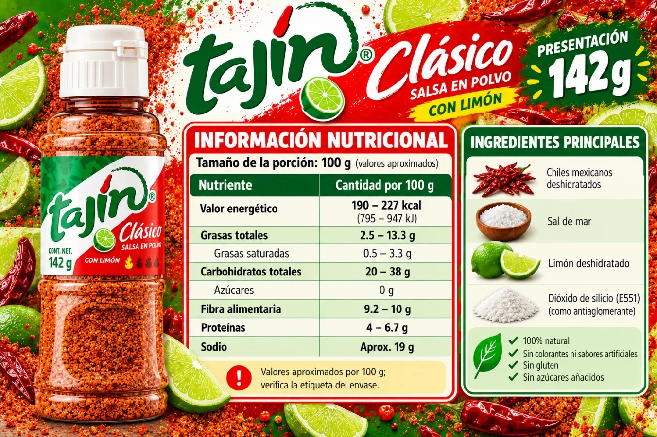 Tajín Clásico 142g 2