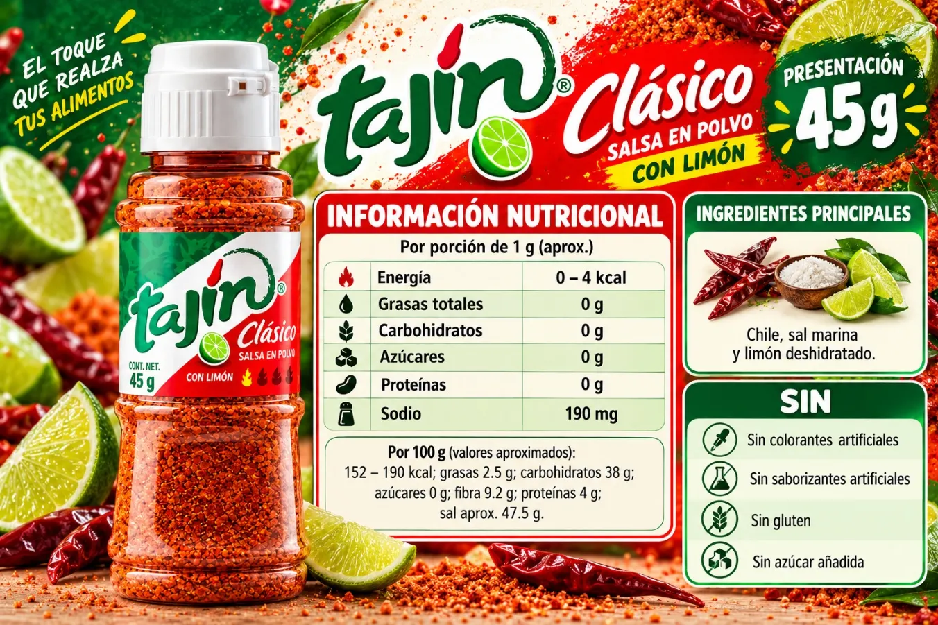 Tajín Clásico 45g 3