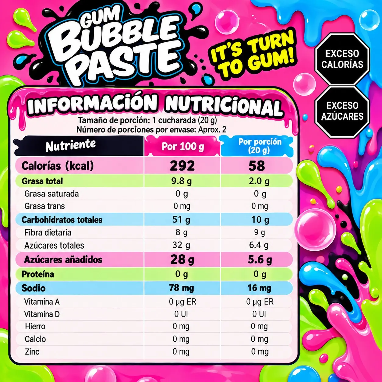 Gum Bubble Paste 35g 3
