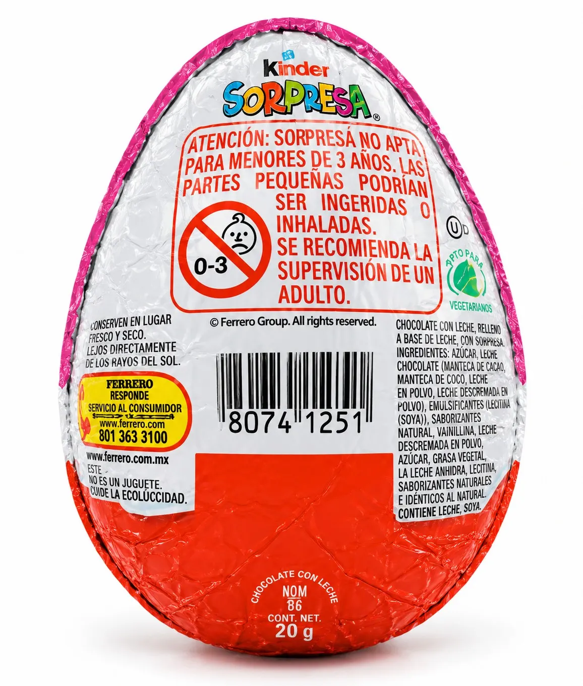 Kinder Sorpresa Niña 20g 3
