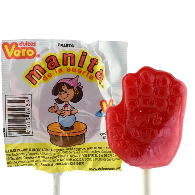 Vero Mix Manita De La Suerte Paleta Mexicana