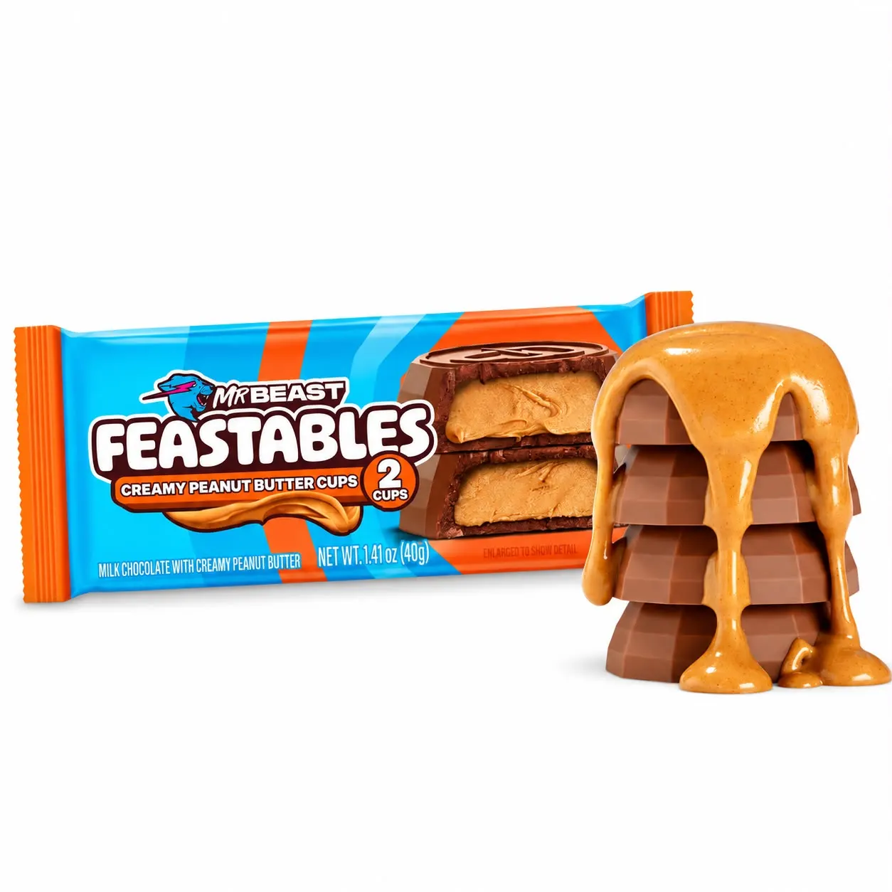 Feastables Peanut Butter Cups 42 g 3