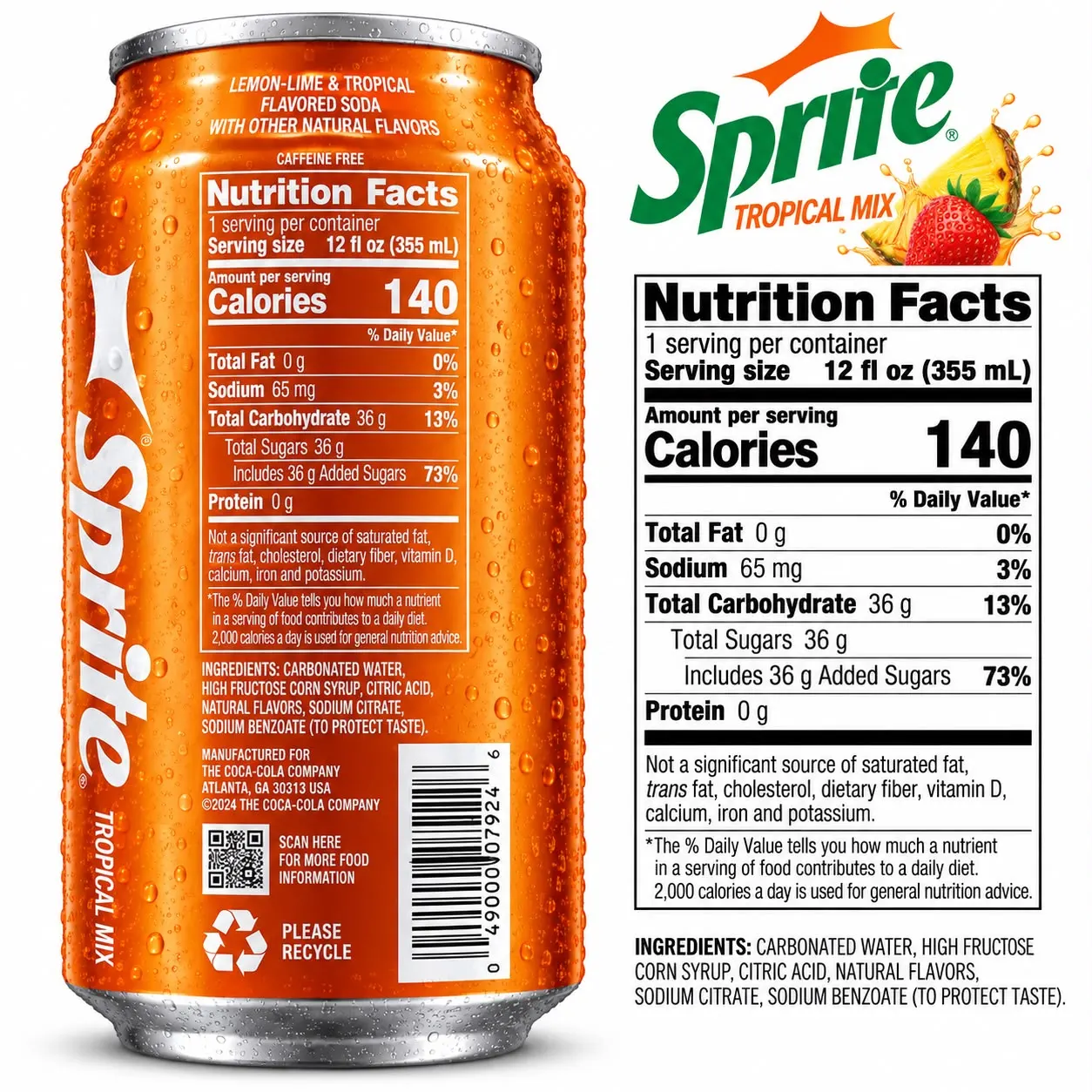 Sprite Tropical Mix 2