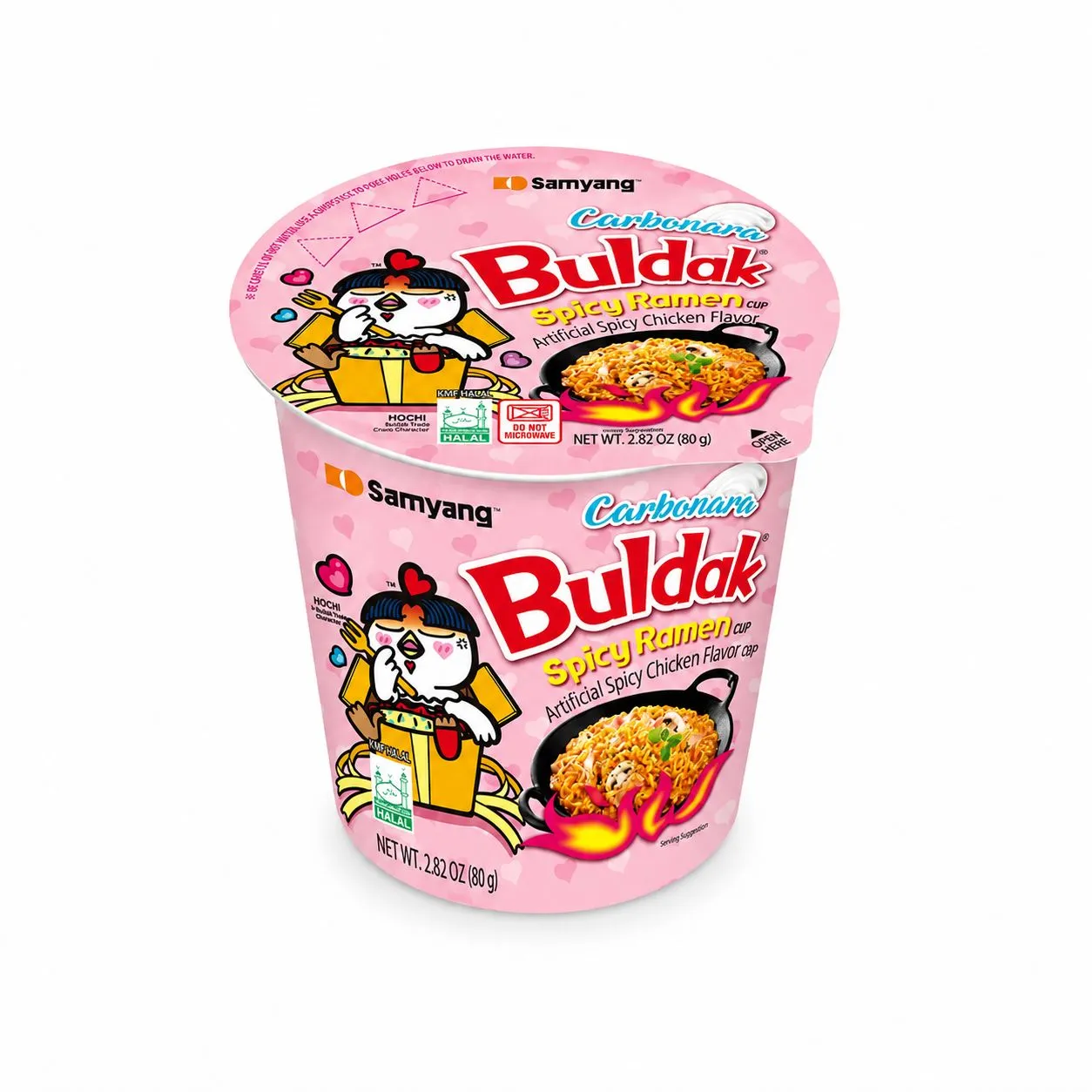 Buldak Carbonara Vaso 80g