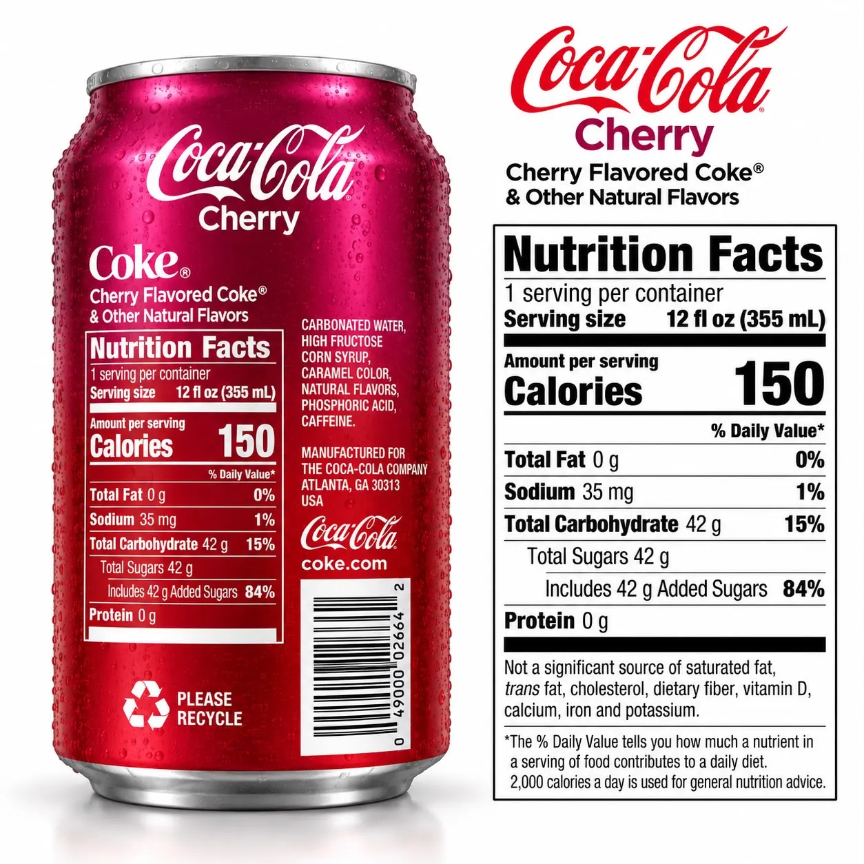 Coca Cola Cherry 355ml 3
