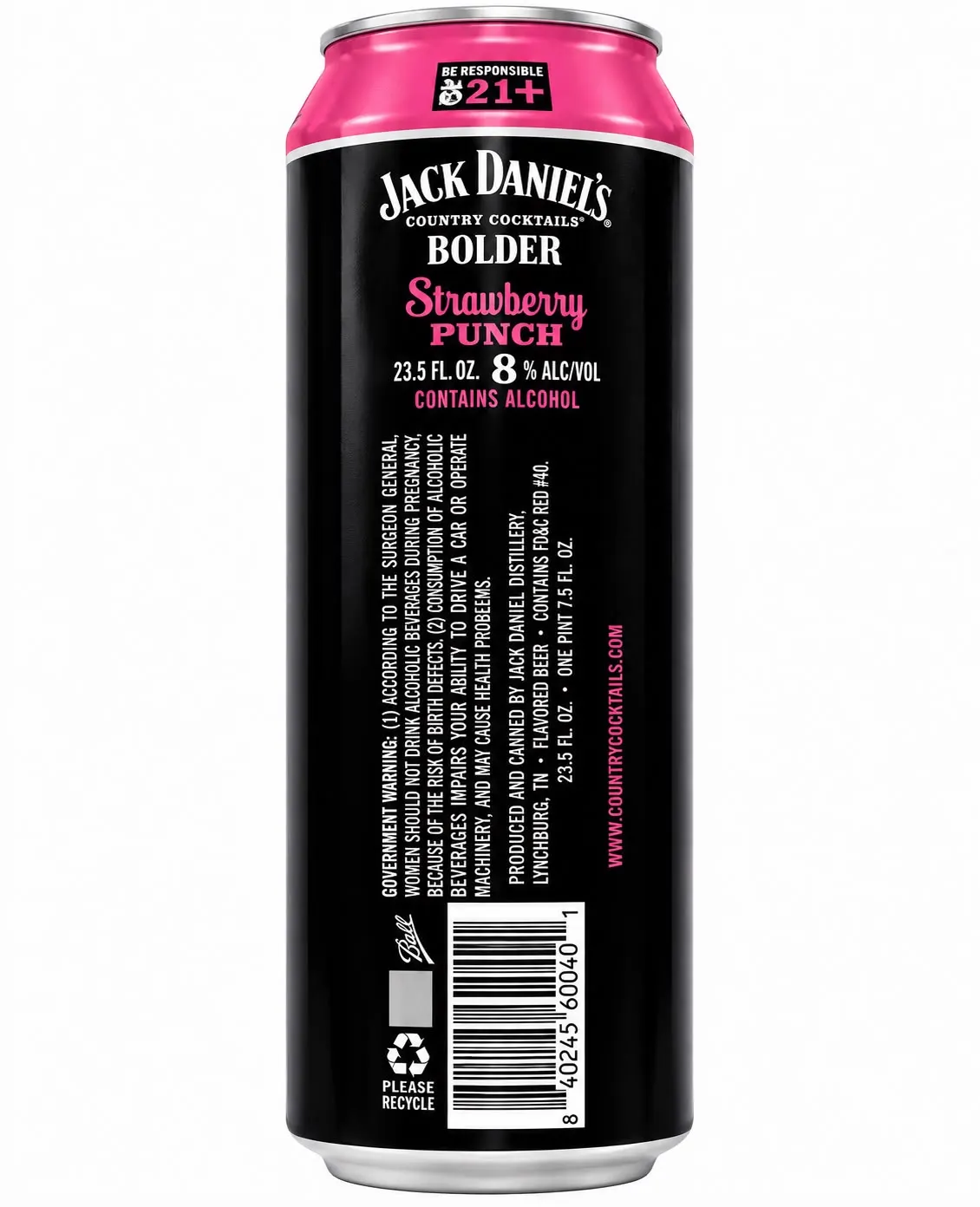 Jack Daniel's Bolder Strawberry Punch 695ml 2