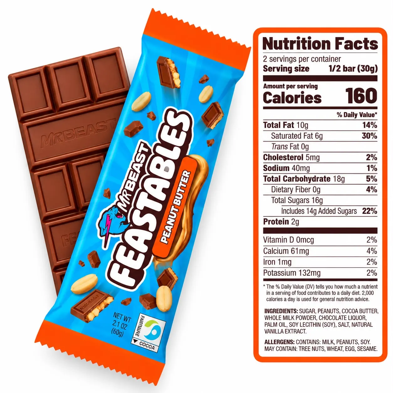 Feastables Peanut Butter 60g 4