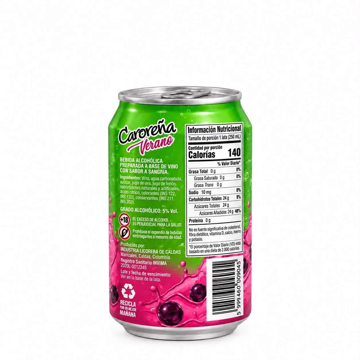 Caroreña Verano Rojo 250ml 2