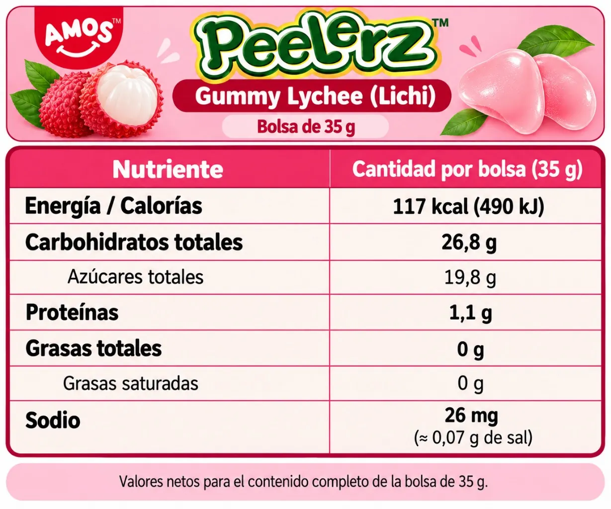 Peelerz Lychee 35g 2