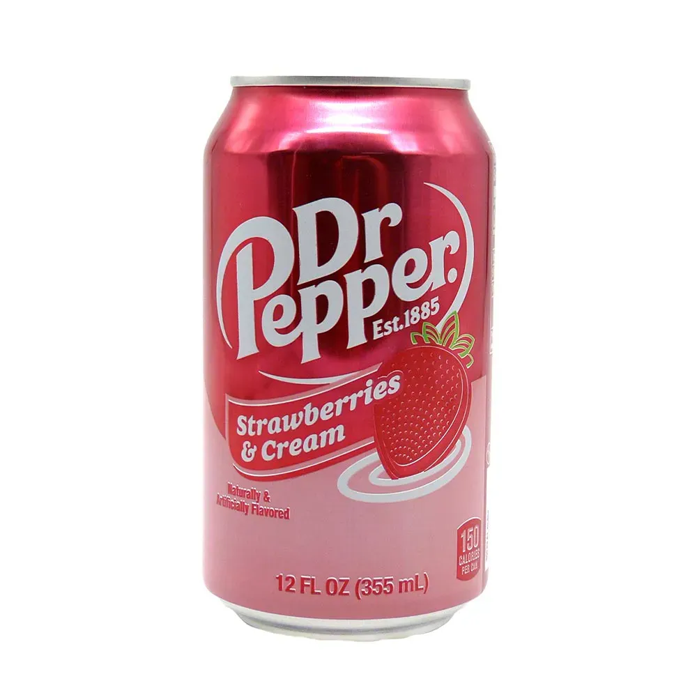 Dr. Pepper Strawberries & Cream 355 Ml
