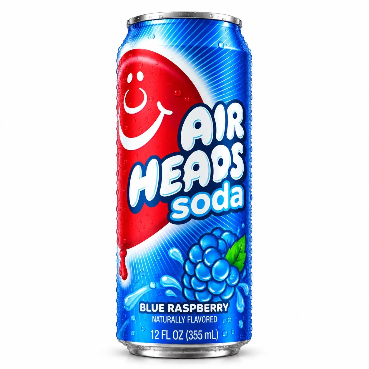 Air Heads Soda Blue Raspberry 355ml
