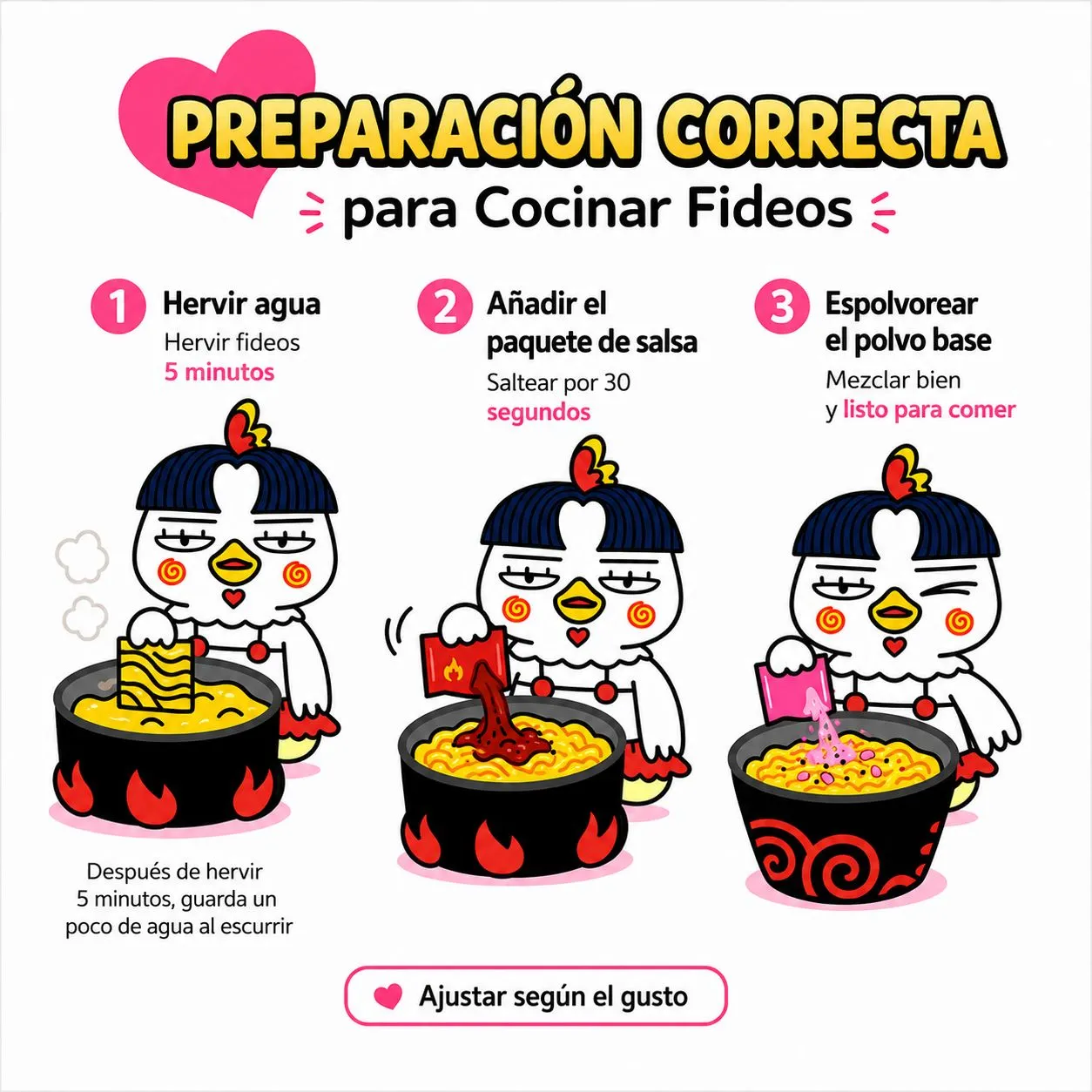 Buldak Yakisoba Paquete 3