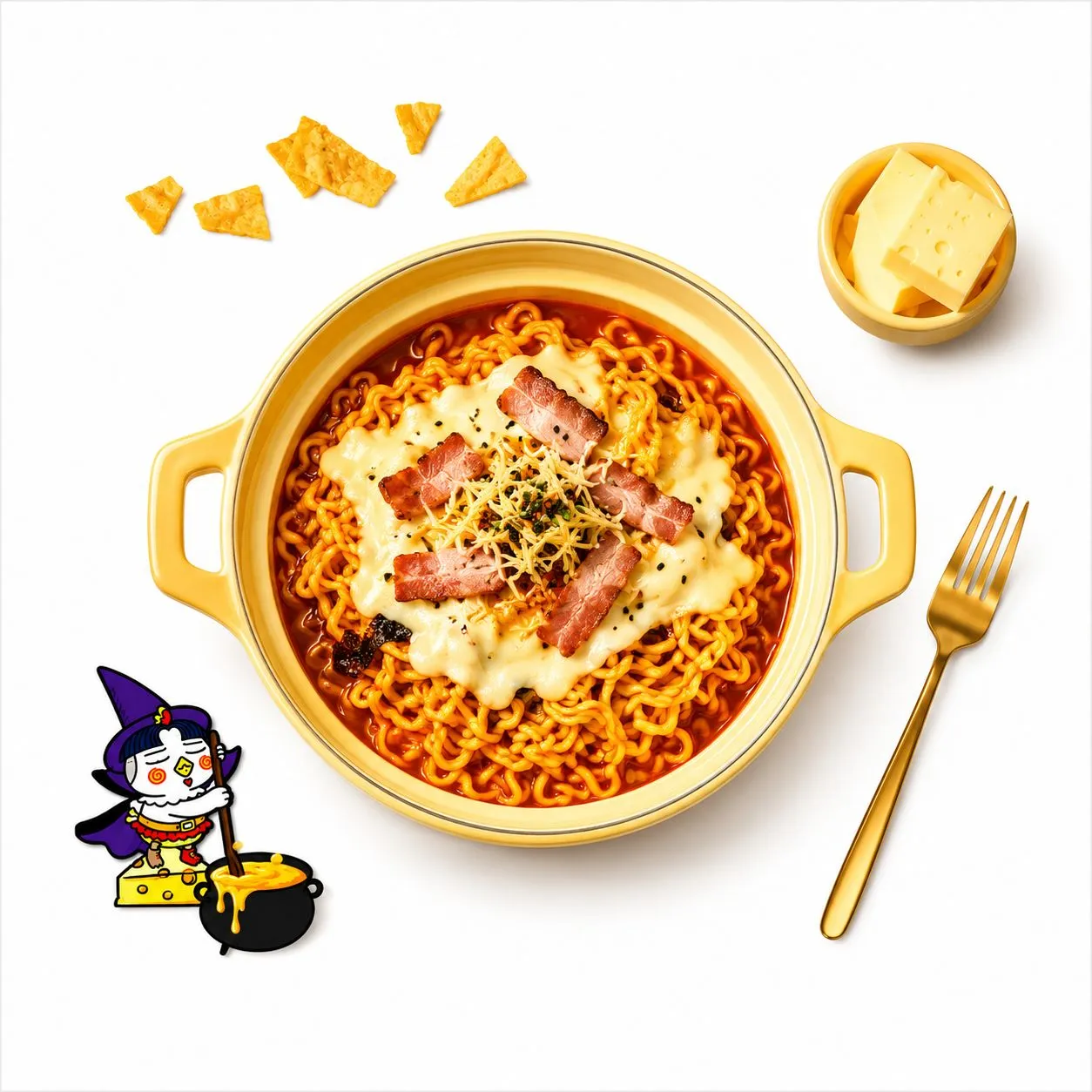 Buldak Quattro Cheese Paquete 2