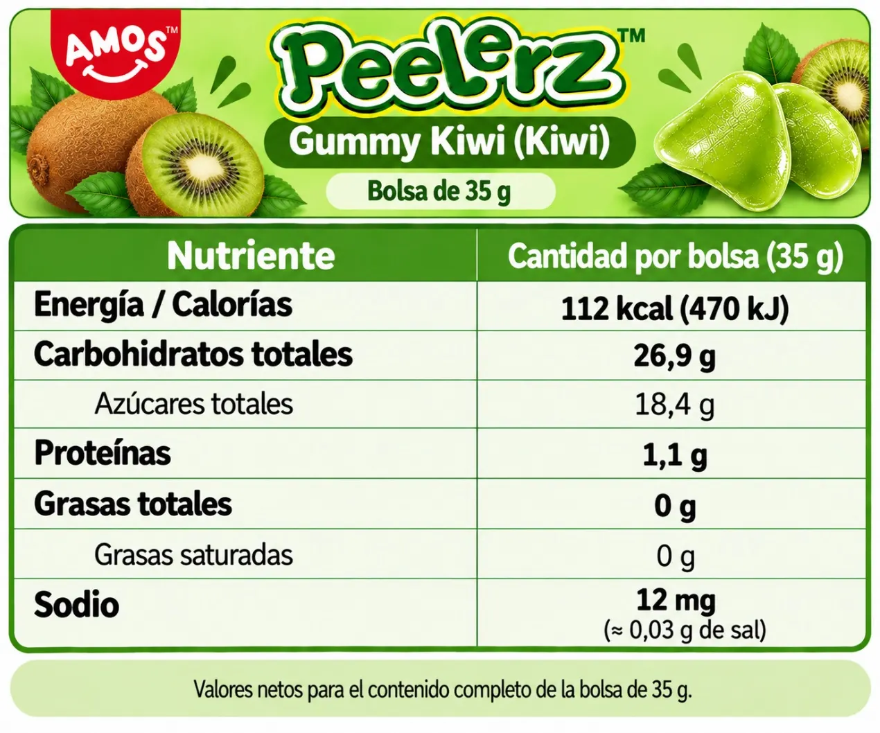 Peelerz Kiwi 35g 3
