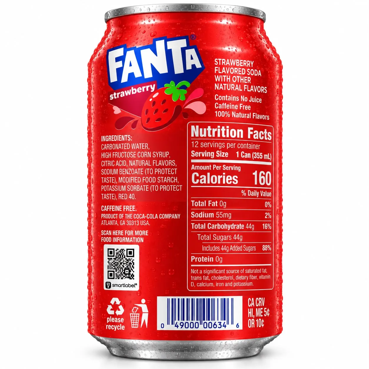 Fanta Strawberry 355ml 2