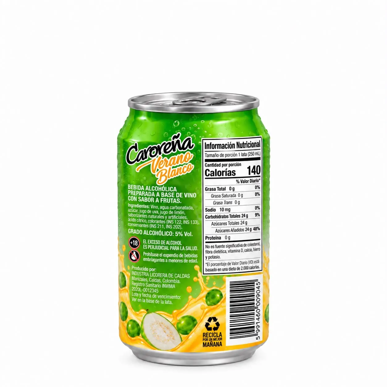 Caroreña Verano Blanco 250ml 2