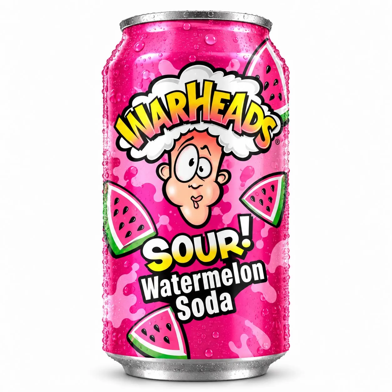 Warheads Sour Watermelon Soda 355ml