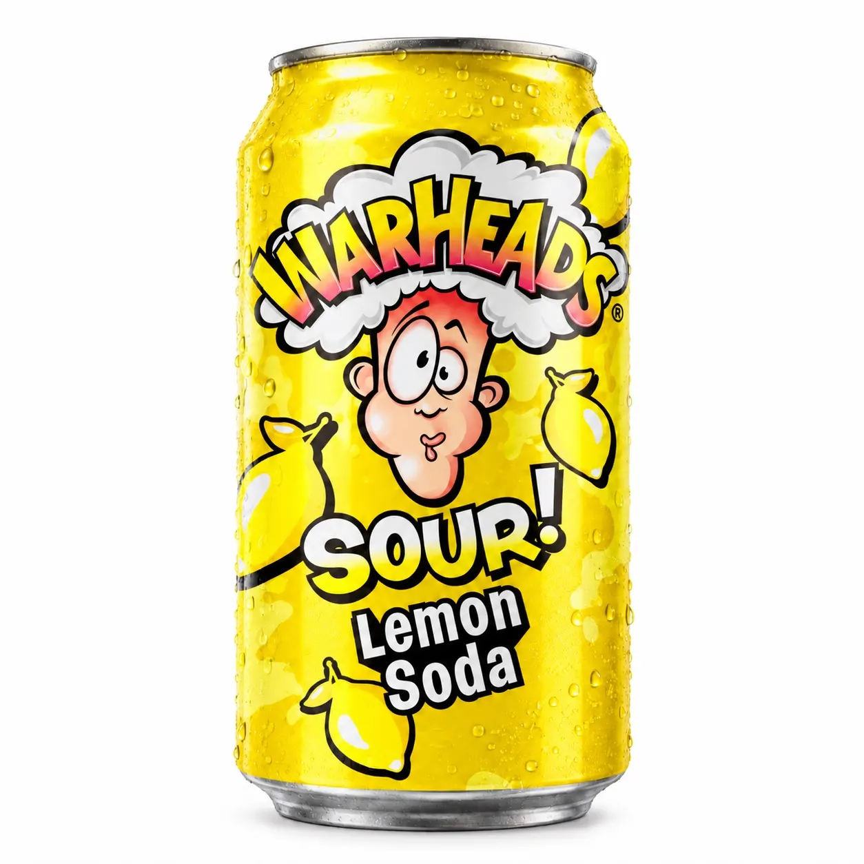 Warheads Sour Lemon Soda 355ml