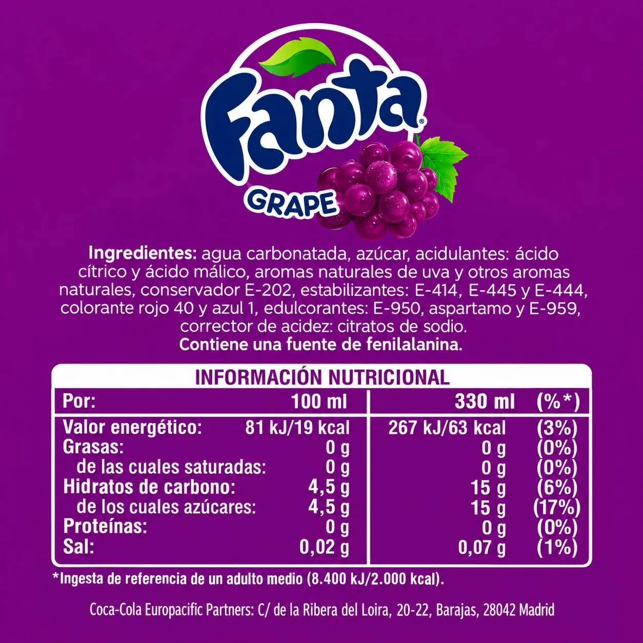 Fanta Grape 355ml 3