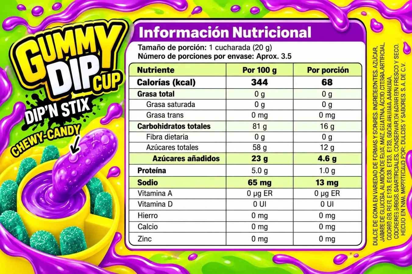 Gummy Dip Cup 2