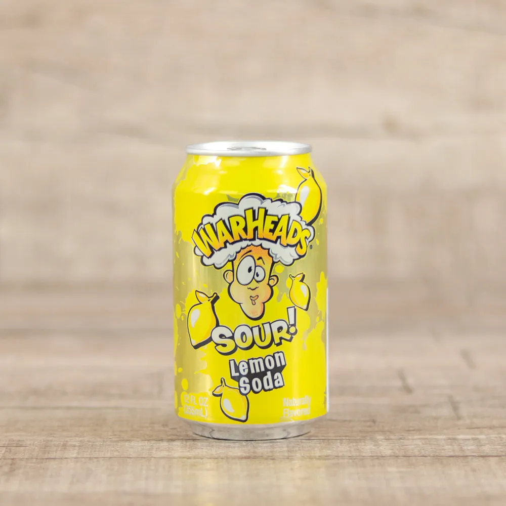 Warheads Sour Lemon Soda 355ml