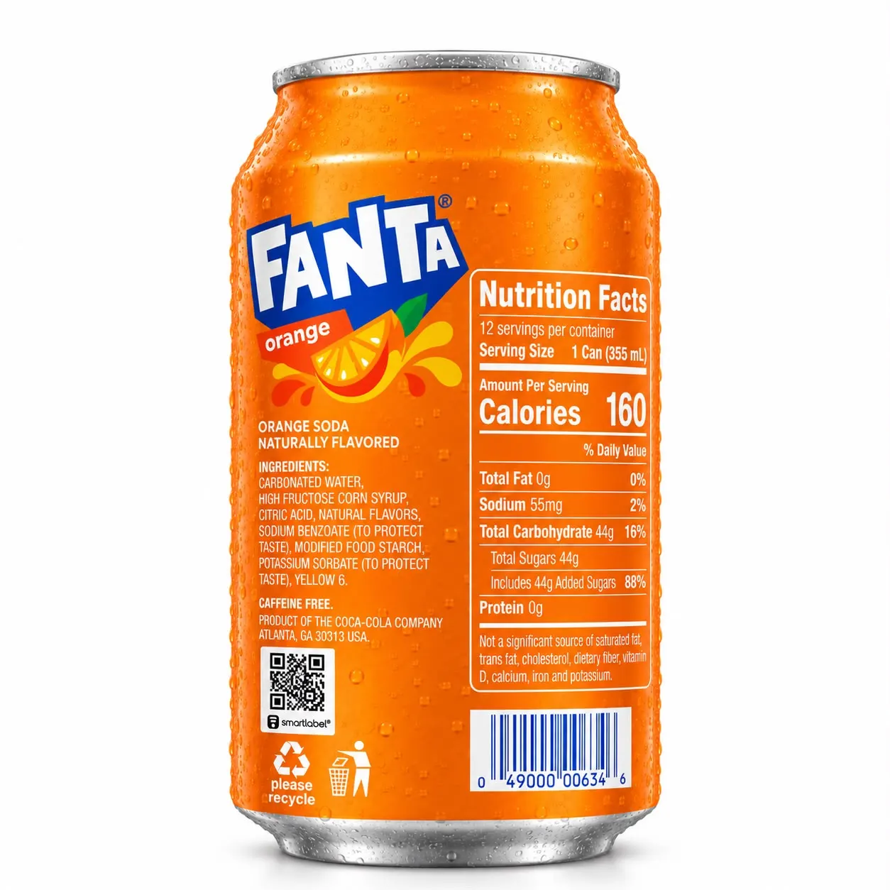 Fanta Orange 355ml 2