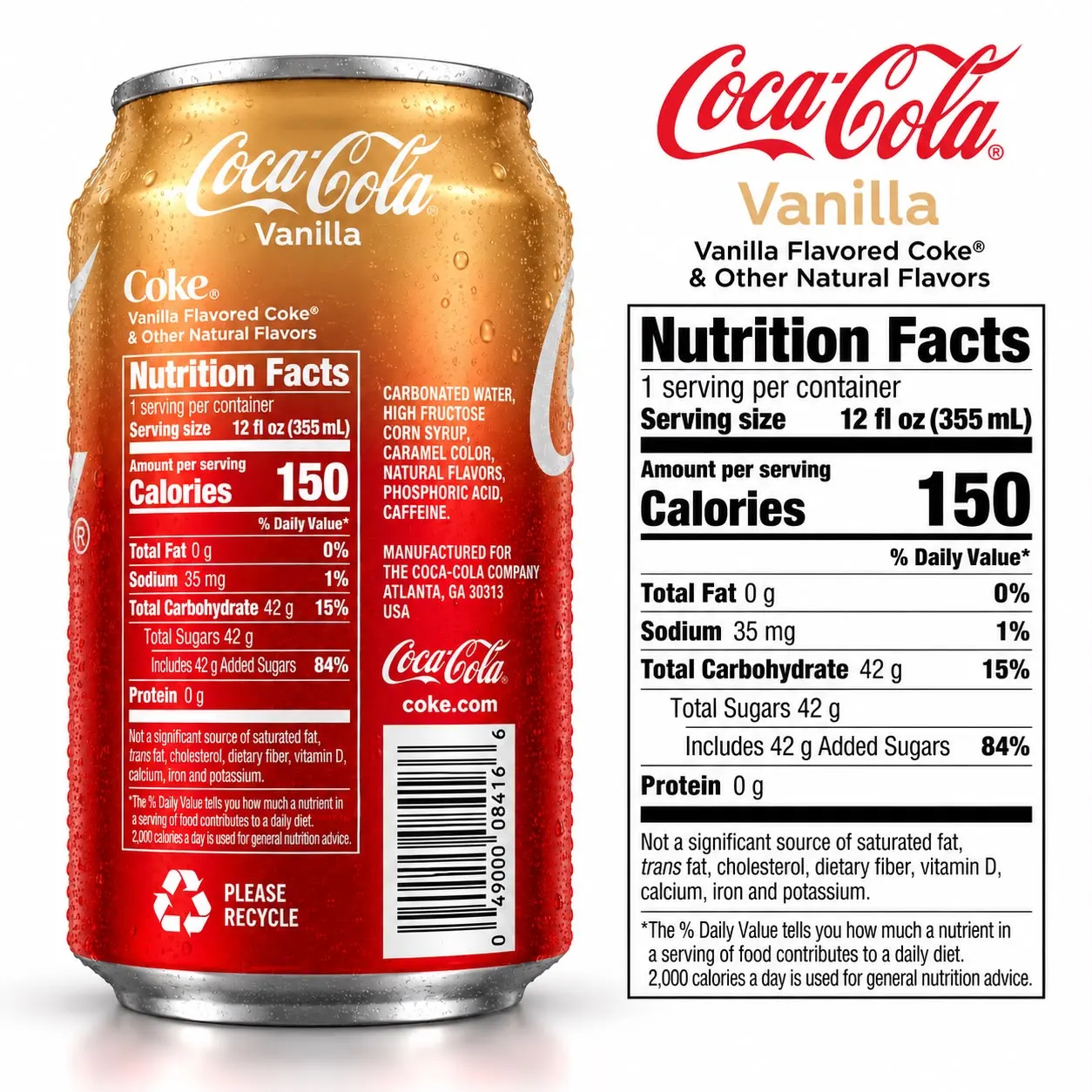 Coca Cola Vainilla 355ml 3